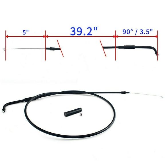 PVC Throttle Cable 5652302 5637602 for Harley Road King 99-07 FLHR FLHRI FLHRC