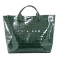 thumbnail image 1 of PVC Tote Bag for Women Snake Skin Print Purse Clear Plastic Tote Bag Large Kraft Paper Handbag, 1 of 7