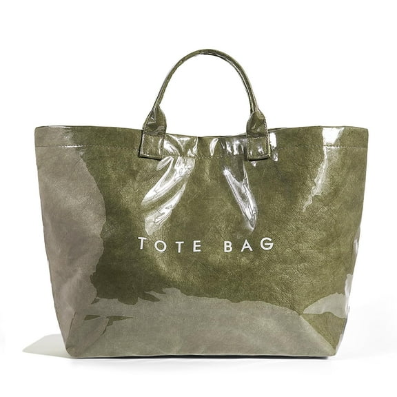 Trendy Leopard Cheetah Print PVC Tote Bag for Women - Large Canvas Hobo Handbag | Daily Casual Shopping Travel Shoulder Bag