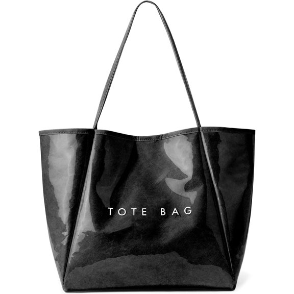 PVC Tote Women Weekender Bag Large Shopper Handbag Oversize Travel Purse