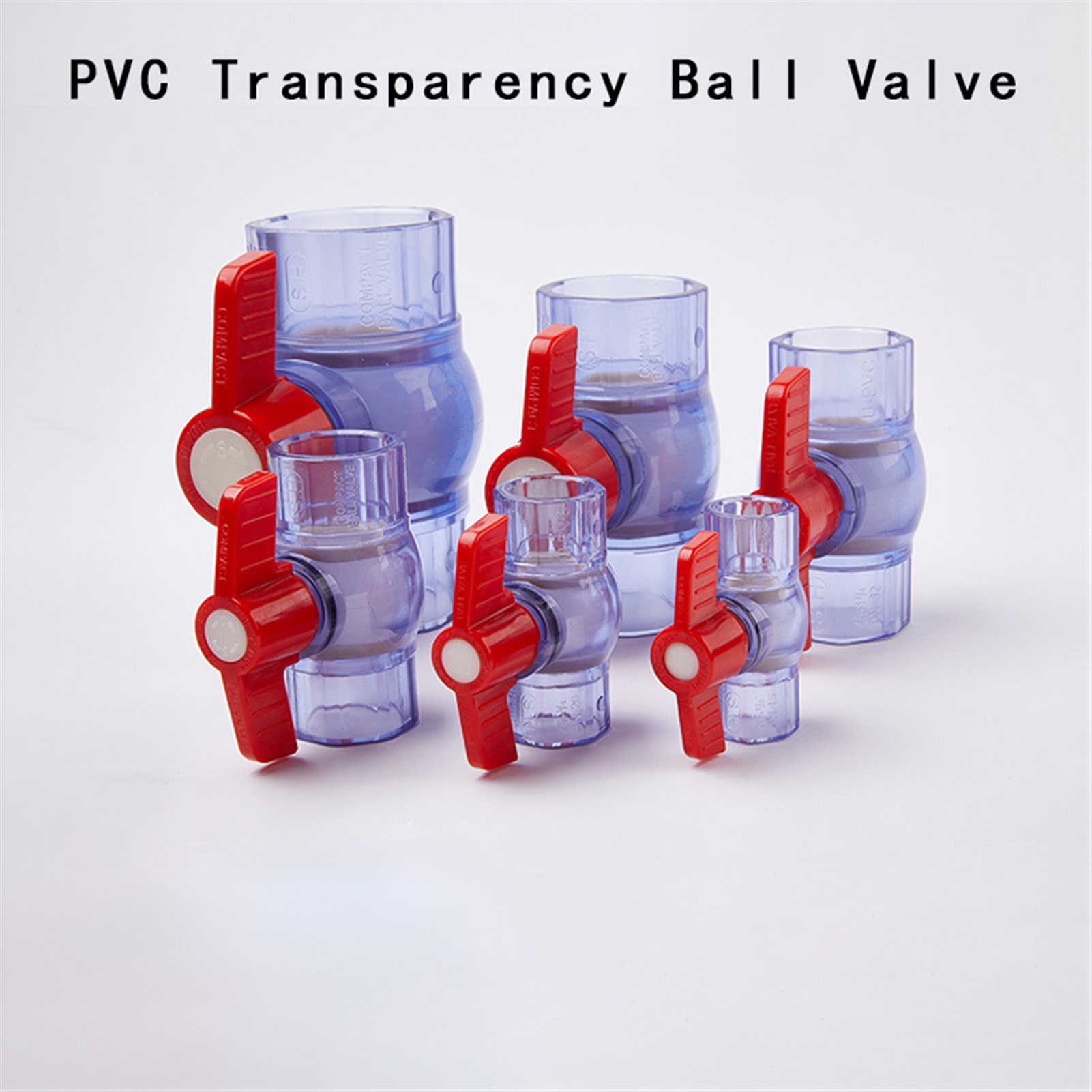 PVC Transparency Ball Valve PVC Ball Valve Coupler Adapter Water