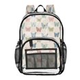 thumbnail image 1 of PVC Transparent Backpacks Clear Backpack for Travel and Outings Cute Pastel Butterfly Pattern, 1 of 7