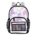 thumbnail image 1 of PVC Transparent Backpacks Clear Backpack for Travel and Outings Unicorn Silhouette Pattern, 1 of 7
