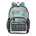 thumbnail image 1 of PVC Transparent Backpacks Clear Backpack for Travel and Outings Unicorns Riding in Cars, 1 of 7