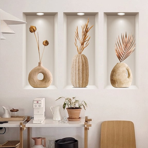 PVC Transparent Film D Effect Decoration Wall Sticker Wall Sticker Air Bubbles Monitor Brightness Glass Stickers Smile Home