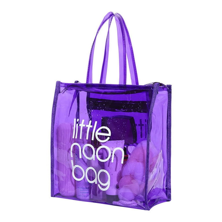 Clear purple purse sale