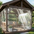 PVC Transparent Heavy Duty Waterproof Tarp – 14 Mil Tear Resistant ...