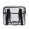 thumbnail image 1 of Fyeme Clear Backpack,Waterproof Transparent Daypack Large Capacity for School Work Travel Casual Rucksack, 1 of 7