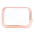 thumbnail image 1 of Transparent Waterproof Cosmetic Bag, Large Capacity, Double Zipper, Box Shape Lightweight, Easy to Clean, Multi-Purpose for Travel Home Shopping, 1 of 2