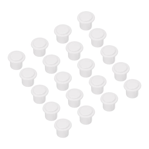 Tube Covers Internal Plug Pipe Inner 16mm End Caps Round Plugs for Hose Electrical Conduit Pack of 60