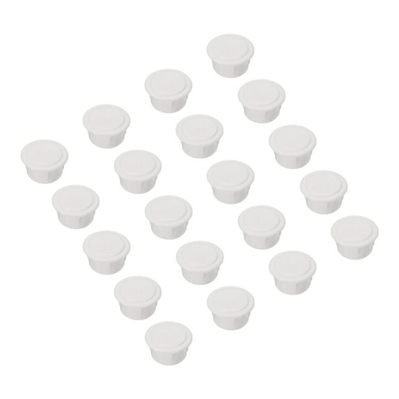 Tube Covers Internal Plug Pipe Inner 20mm Round Plugs for Hose Electrical Conduit Pack of 20