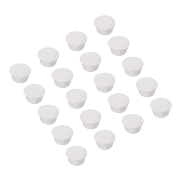 Tube Covers Internal Plug Pipe Inner 25mm End Caps Round Plugs for Hose Electrical Conduit Pack of 60