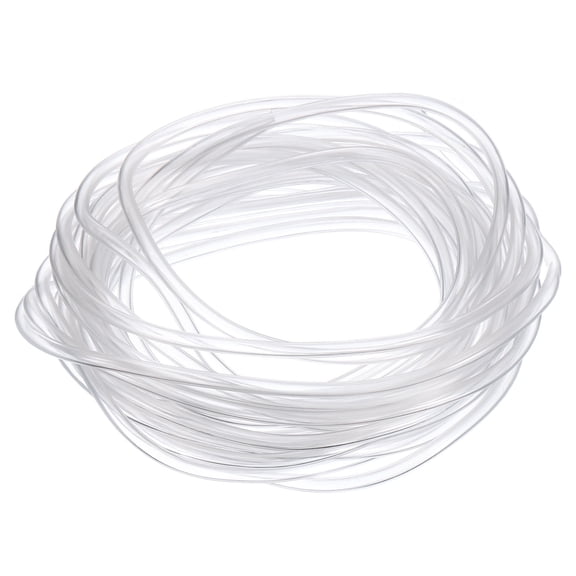 Tubing, 1.7mm ID x 2.7mm OD - 13 Feet Long Clear Vinyl Water Pipe, Lightweight Plastic Flexible