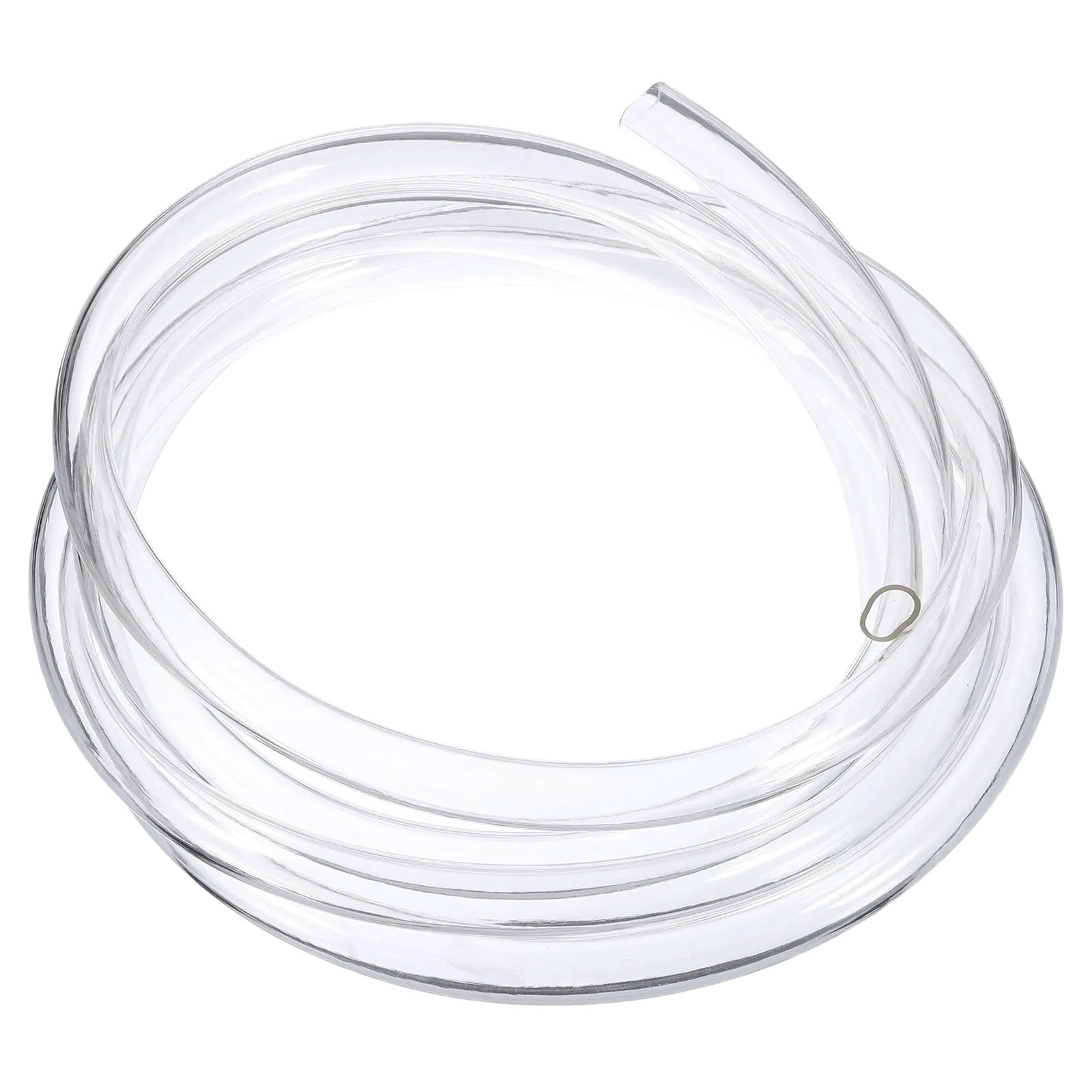 SKYPRO 16.4Ft Clear PVC Tubing Food Grade Flexible Tubing Plastic PVC Tube Water Air Hose Pipe Flexible Clear Vinyl Hose - 8x5mm