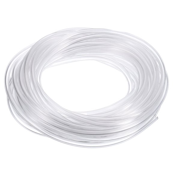 PVC Tubing, 1mm ID x 1.6mm OD - 13 Feet Long Clear Vinyl Water Pipe, Lightweight Plastic Flexible