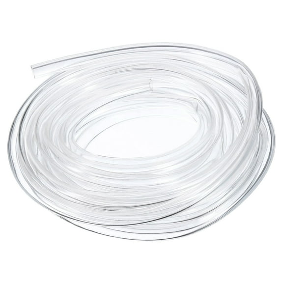 PVC Tubing, 6mm ID x 9mm OD - 13 Feet Long Clear Vinyl Water Pipe, Lightweight Plastic Flexible