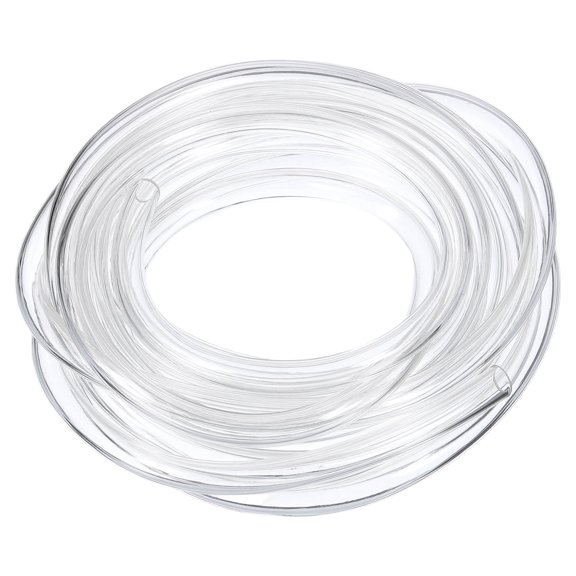 PVC Tubing, 7mm ID x 9mm OD - 13 Feet Long Clear Vinyl Water Pipe, Lightweight Plastic Flexible