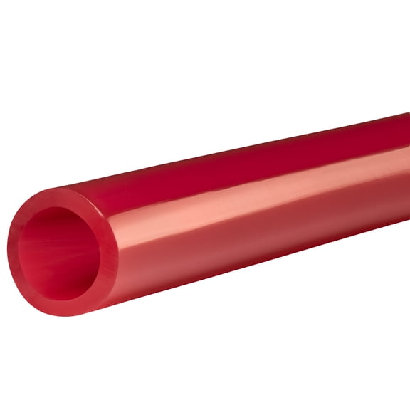 PVC Tubing - Red - 3/8" ID x 1/2" OD x 10 ft. Long