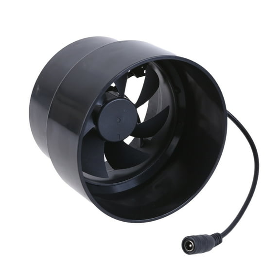 PVC Ventilation Fan 12V 110mm-100mm for Chicken Coop Greenhouse Quiet Operation