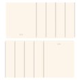 PVC Vertical Blind Replacement Slats Curved Smooth Ivory 94.5 x 3.5 (10