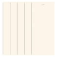 PVC Vertical Blind Replacement Slats Curved Smooth Ivory 94.5 x 3.5 (5
