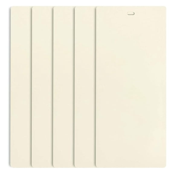 PVC Vertical Blind Slats Replacement 82.5 Inch Length - 6 Pack - 3.5 Inch Width - Vinyl Blind Slats - Universal Fit Vertical Blind Replacement Parts