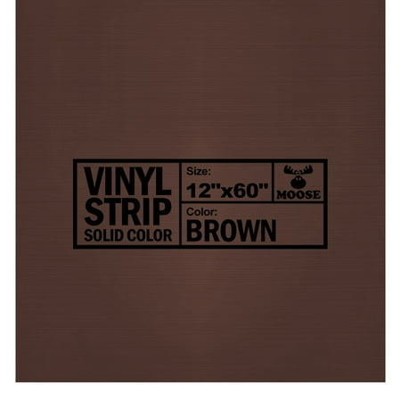 PVC Vinyl Patch Strip for Inflatable Bounce House Repair Commercial Grade, Brown, 12" x 60"