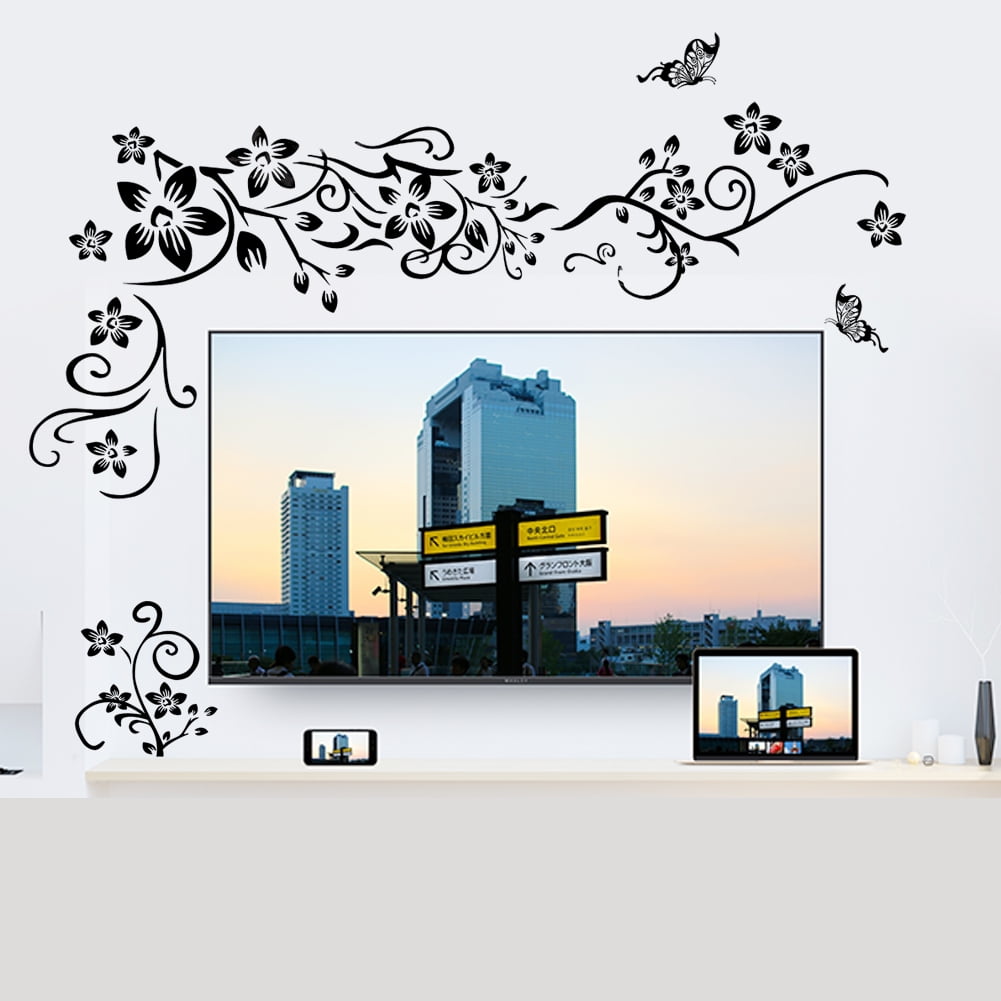24 Pieces Removable Acrylic Mirror Setting Wall Sticker Decal Honeycomb  Mirror for Home Living Room Bedroom Decor (Middle Hexagon, 5 x 4.3 x 2.5  Inches) 