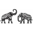 thumbnail image 1 of PVC Wall Stickers Wall Decoration Elephant 800x390mm 2 sheets/set, 1 of 7