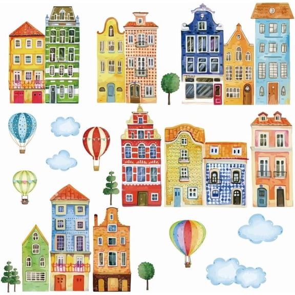 PVC Wall Stickers Wall Decoration House 390x950mm 2pcs/set