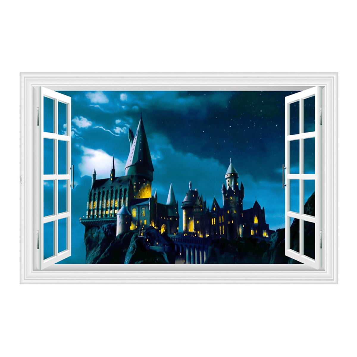 PVC Wall Stickers Wall Sticker Harry Potter Wall Stickers Sticker for Window Bedroom Living Room Office Decoration