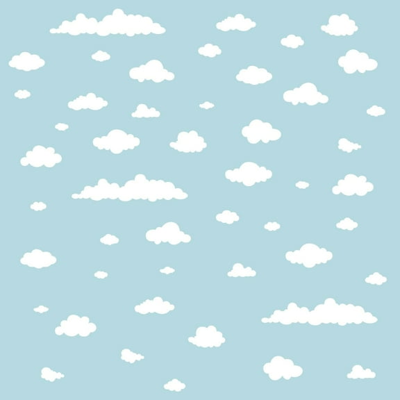 PVC Wall Stickers for Wall Decoration Cloud Pattern 300x900mm for DIY