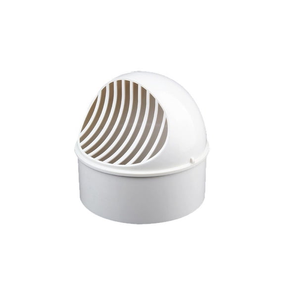 PVC Wall Vent Hood for Roof Flue Pipe Exhaust Outlet Featuring Smooth Inner and Weatherproof Design for Stable Ventilation