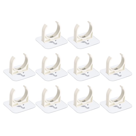 Water Pipe Clamp Clips, 10 Pack Fit for 40mm OD U-Shaped Pipe Clips