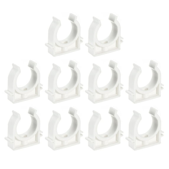 Water Pipe Clamps, 10 Pack Fit for 32mm(1-1/4") OD Hose U-Shaped Pipe Clamps Clips