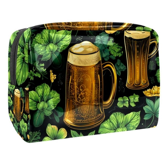 PVC Waterproof Cosmetic Makeup Pouch Organizer Travel Bag Roll Up Small Zipper Pouch for Ladies and Girls