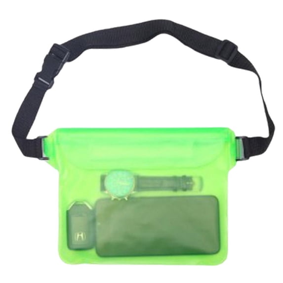 PVC Waterproof Fanny Pack with Large Storage and Adjustable Strap for Water Activities