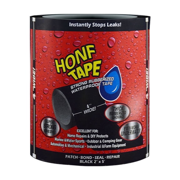 PVC Waterproof Sealant Tape, 2" x 5' Self-Adhesive & Flexible - for Leak Repair on Roofs, PVC Pipes, Plumbing, Pool, Gutters, RV & Metal Surfaces