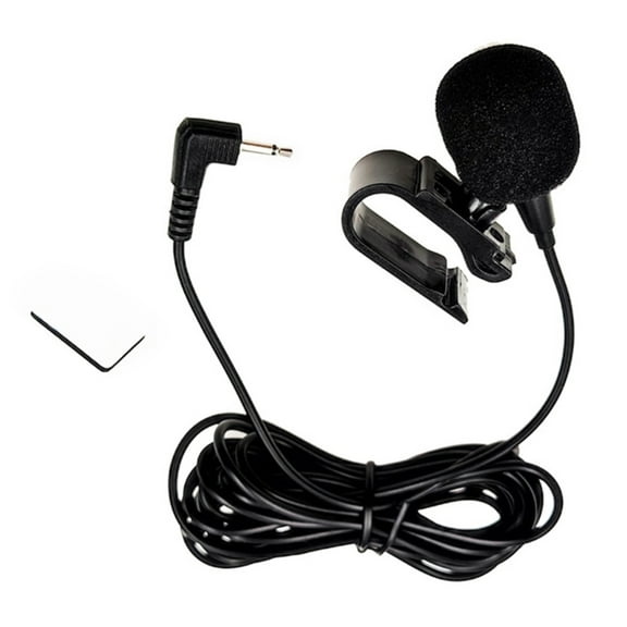 PVC Wired 2.5mm/3.5mm Stereo Car Microphone External Mic for PC Car / Player / Radio Microphone