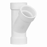 PVC Wye, Hub, 1-1/2 in Pipe Size 1WJT8