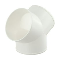 PVC Y Shape Ducting Splitter Connector for Extractor Fans Range Hood Accessories