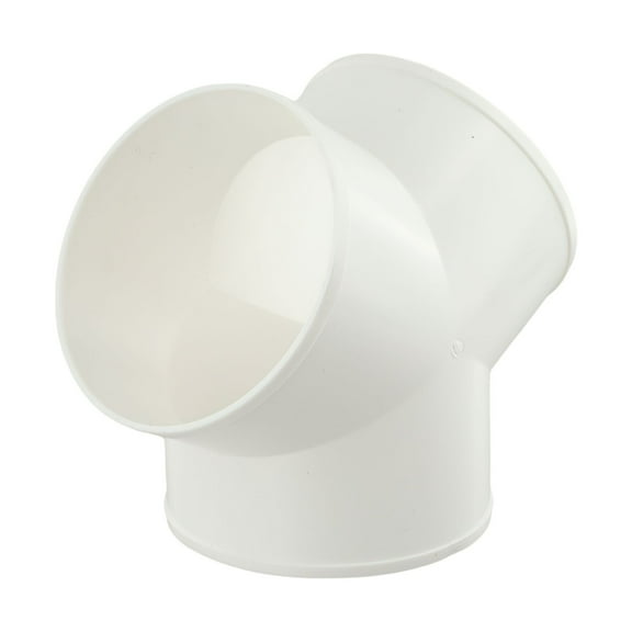 PVC Y Shape Ducting Splitter Connector for Extractor Fans Range Hood Accessories