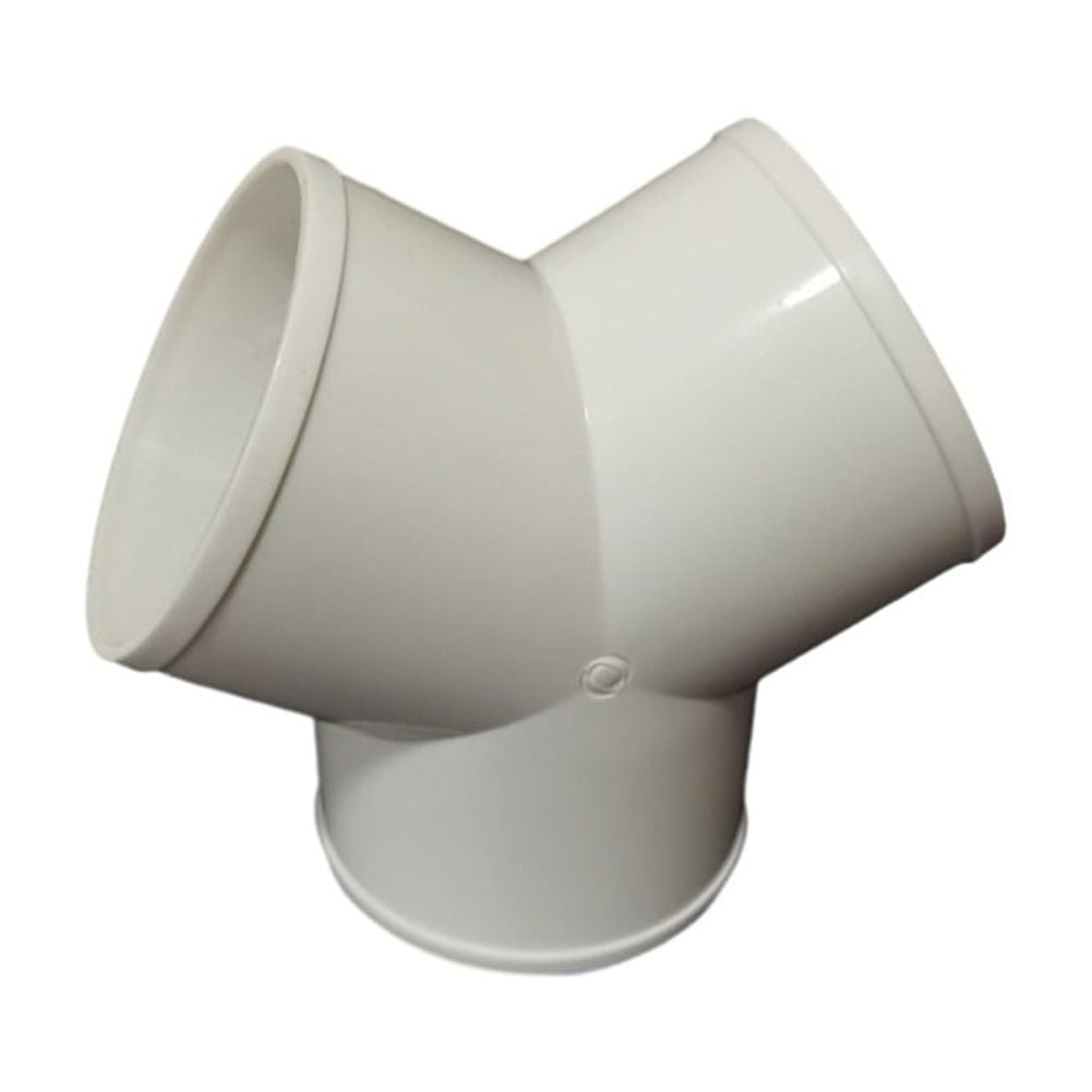 PVC Y Shape Ducting Splitter Connector for Extractor Fans Range Hood