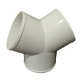 Pvc Y Shape Ducting Splitter Connector For Extractor Fans Range Hood Accessories