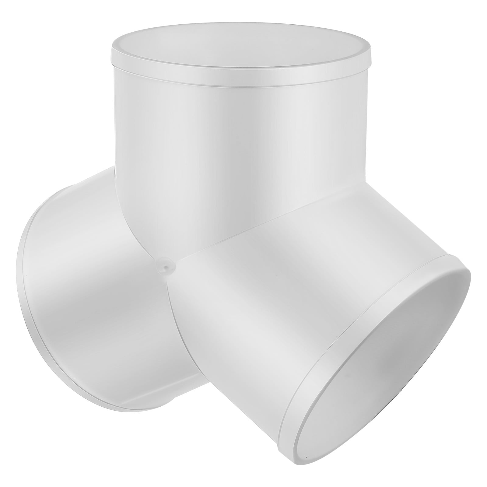 PVC Y Shaped Vent Hose Splitter Connector 3 Way Joint Adapter Duct Pipe ...