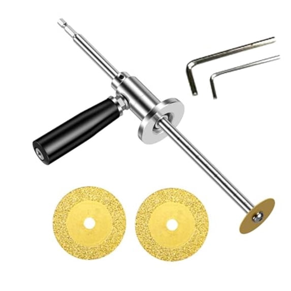 PVC inner pipe cutter with emery grinding wheel handle for adjustable depth