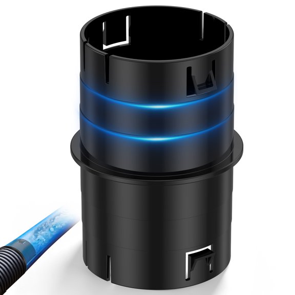 PVC to Corrugated Pipe Adapter Weather Resistant Corrugated to SCH 40 Or SDR 35 Pipe Connector Snap Fit Design for Drainage Project