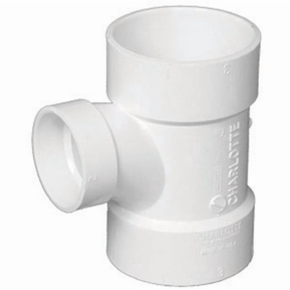 PVC004011000HA 2 x 2 x 1.05 in. PVC Sanitary Tee