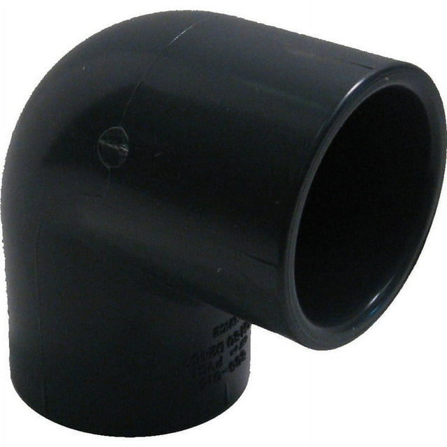 PVC80L112 Schedule 80 PVC 90 Degree Elbow, 1-1/2 Inch
