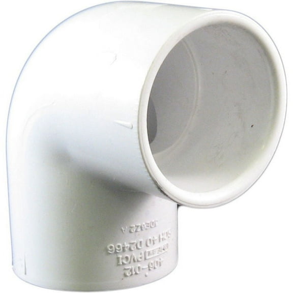 PVCL114 Schedule 40 PVC 90 Degree Elbow, 1-1/4 Inch